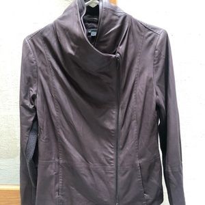Vince Leather Plum Jacket